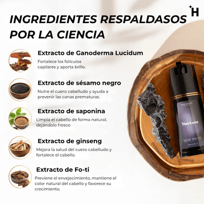 Champú Anti canas Hairluxe